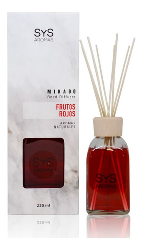 Mikado Ambientador 220 Ml Sys Para El Hogar Frutos Rojos