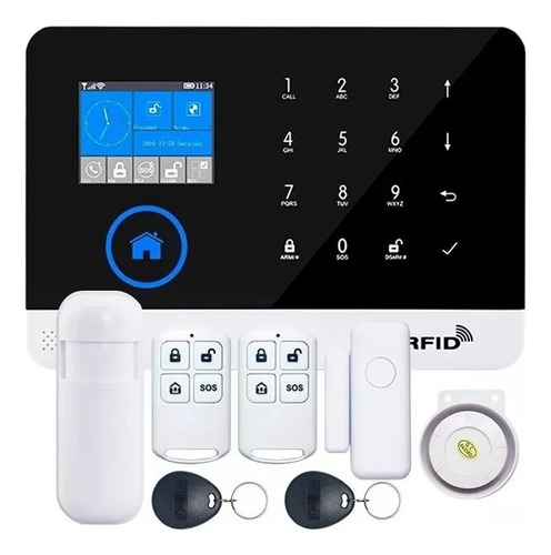 Alarma Casa Negocio Gsm Wifi Inalambrica Kit Touch / App 