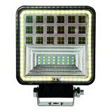 Faro Cuadrado 42 Led Con Ojo De Angel - 12v / 24v Premium