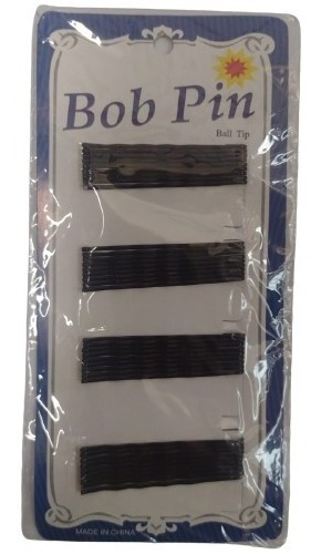 Pasadores Para Cabello Bobbi Pin 36pzas Negro