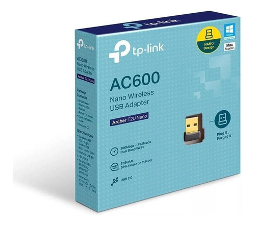 Receptor Wifi Usb Tp-link Ac600 Dual Band Archer T2u