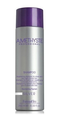 Shampoo Silver Amethyste X250ml Farmavita Matizador Violeta