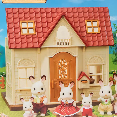 Casa de Juegos Calico Critters Red Roof Playhouse Rojo con Muebles y Accesorios | Envío gratis