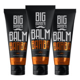 Balm Para Barba Big Barber 120ml Estimula Fardo Com 3 Unidad