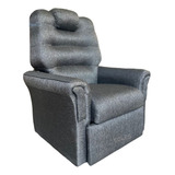 Poltrona Reclinable Tu Sillon Ya 1 Cuerpo Tapizado Chenille 