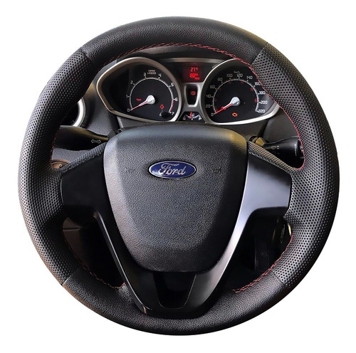 Funda Forro Cubre Volante Ford Fiesta 2012 A 2019 Piel Real