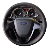 Funda Forro Cubre Volante Ford Fiesta 2012 A 2019 Piel Real