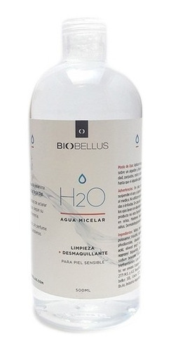 Agua Micelar Limpia Y Desmaquilla 500ml - Biobellus 