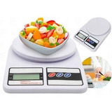 Báscula De Cocina Digital De Precisión, 10 Kg, Promoción De Nutrición Y Dieta, Capacidad Máxima De 10 Kg, Color Blanco