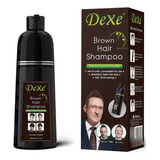 Shampoo Tinte Cafe Unisex Pinta Canas Sin Sal Shampoo 400ml