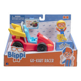 Vehículo Racer Blippi Go-kart Figura De Piloto Juguetes