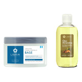 Crema Base Masajes Corporales 490g + Oleo Almendra Libra