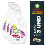 Detergente Ariel Liquido Concentrado 1.8 Litros - 3 Unid