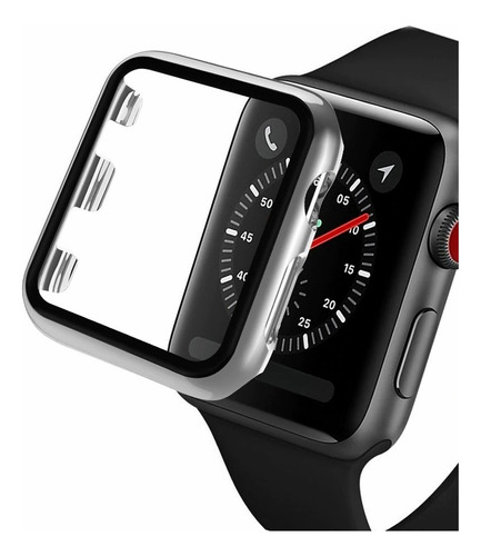 Mica D Cristal Templado 5d Con Case Para Apple Watch