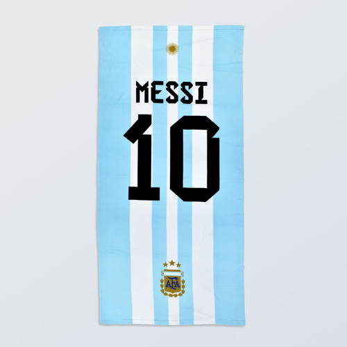 Toallon Argentina Afa Messi 70x150cm Original Playero