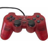 Controle Playstation 2 Ps2 Crimson Red Original