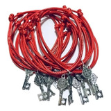 20 Pulseras De San Benito Hilo Rojo Encerado