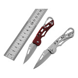 Mini Cuchillo Navaja Plegable De Llavero 8 Cm | 2 Piezas