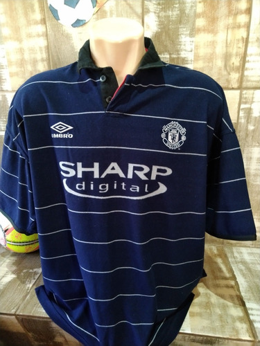 Camisa Manchester United Umbro 1999 Keane Num 16 Tam Xxl !!!
