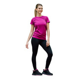 Blusa Deportiva Charly Dama Manga Corta Rosa 667-64