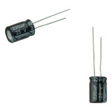 50x Capacitor Eletrolítico 220uf X 25v 105º Kit C/ 50 Peças - Chipsce