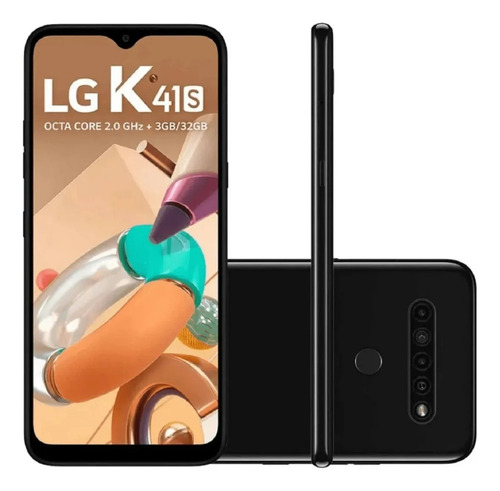Telefone Celular LG K41s Preto 32gb 3gb