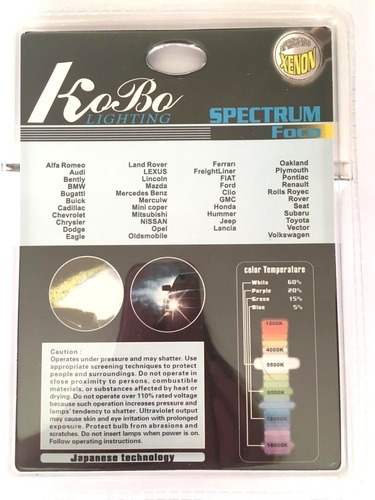 Lampara Efecto Xenon Luz Blanca 90/100w Kobo H4 Oferta!! Foto 2