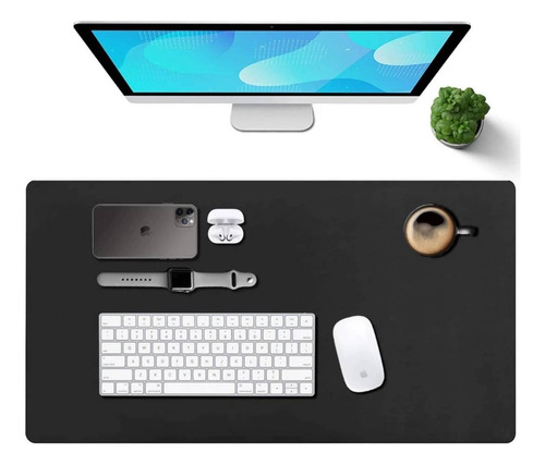 Mouse Pad 70x30cm Deskpad Couro Sintetico Premium Slim