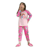 Conjunto Pijama Infantil Feminino Candy Elian