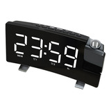 Radio Reloj Despertador Con Cargador Usb Proyección