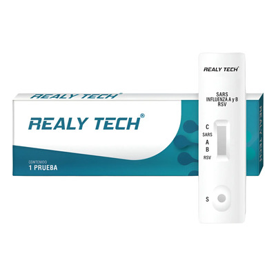 Prueba Covid Plus Influenza A+b Plus Rsv Realy Tech (1 Pz) | Meses sin interés