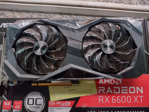 Amd Radeon Rx 6600 Xt 8gb Gddr6 Nova!