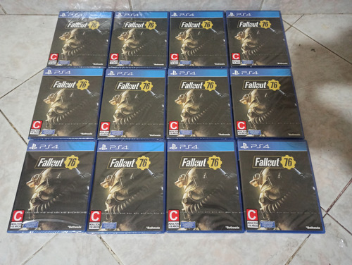 12 Piezas De Fallout 76 Para Ps4 Por 600 Pesos