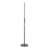 Pedestal De Microfone Reto Stagg Mis-1120 Base Redonda Preto