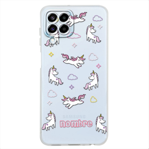 Funda Para Samsung Galaxy Unicornio Personalizada Tu Nombre