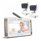 Moonybaby Trust 50-2 - Monitor De Bebé No Wifi, 2 Cámaras