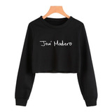 José Madero Sudadera Crop Top - Logo + Regalo