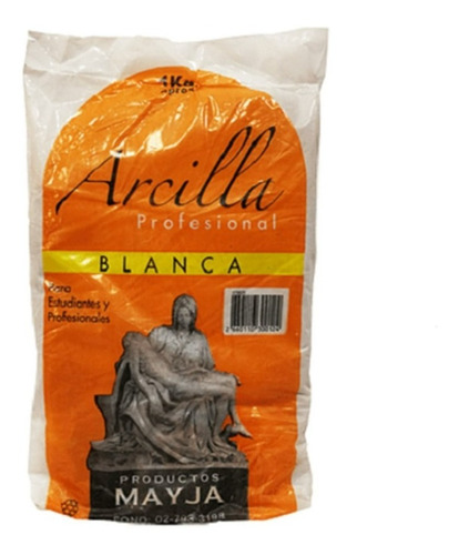 Arcilla Blanca 1 Kg. Aprox Mayja / Artesano Librería