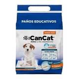 Paños Pañal Entrenamiento Perro Cachorro 60x40cm Cancat X100