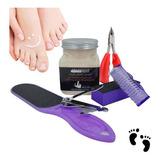 Kit Manicure Pedicure Con Exfoliante Corta Cutículas Uñas