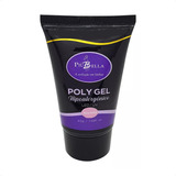 Unhas De Gel Polygel Piubella Hipoalergênico Rosa Nude 45g