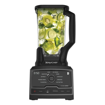 Licuadora Ninja Chef CT800C 2.1 L negra con vaso de plástico | Meses sin interés