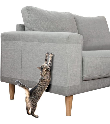 Cinta Antiarañazos X 10 Protectora Muebles Sofa Para Gatos 