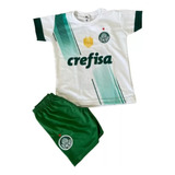 Conjunto Futbol Criança Infantil Palmeiras  Bordado Lançamen