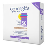 Dermaglós Protector Solar Fps50 Facial Crema Compacta Color