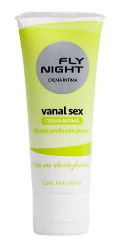 Crema Lubricante Anal Base De Agua Gel Sin Dolor Fly Night