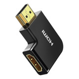 Adaptador Hdmi Tipo L Macho A Hembra Hacia Abajo Hdmi 2.0