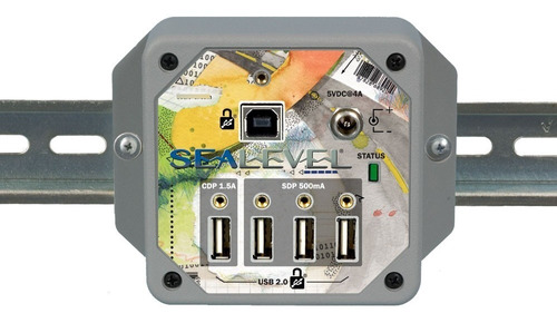 Sealevel Hub4ph 4-port Usb 2.0 Hub De Alta Velocidad