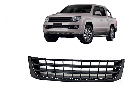 Parrilla Grilla Inferior Paragolpe Vw Amarok 2013 - 2015