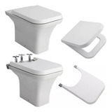 Ferrum Milena Corto Inodoro Bidet Asiento Tapa Asiento